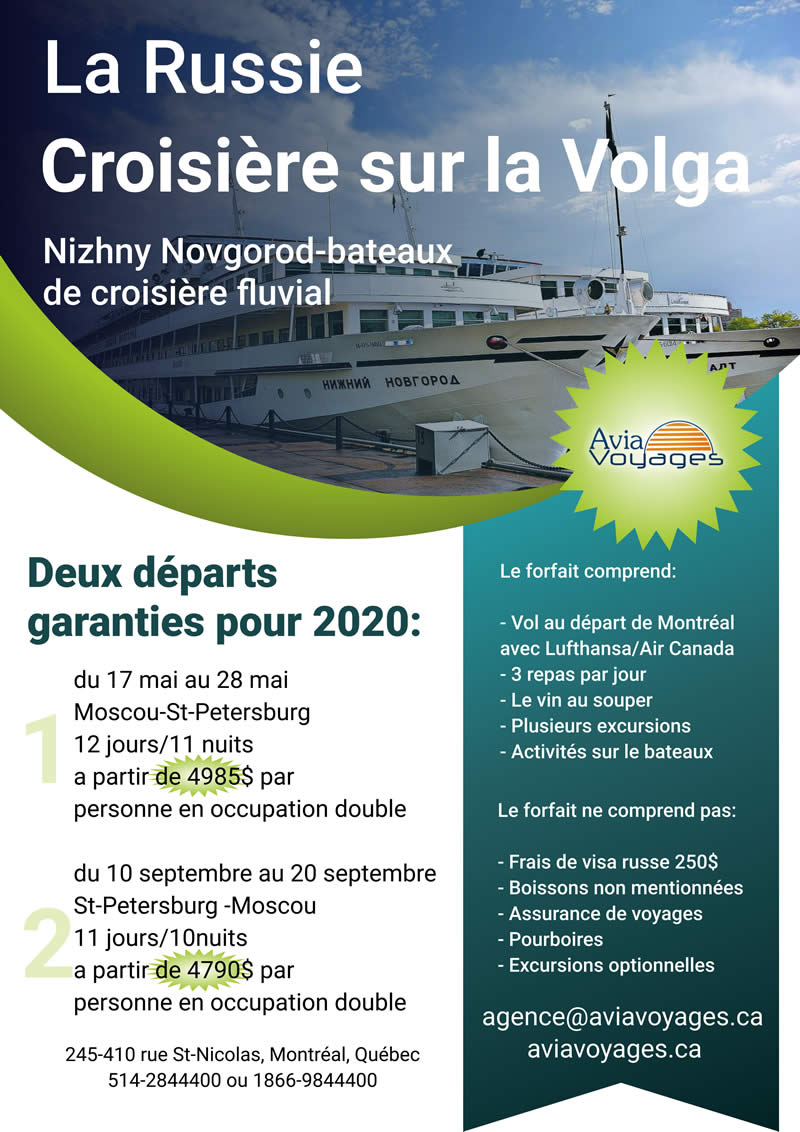Croisière sur la Volga